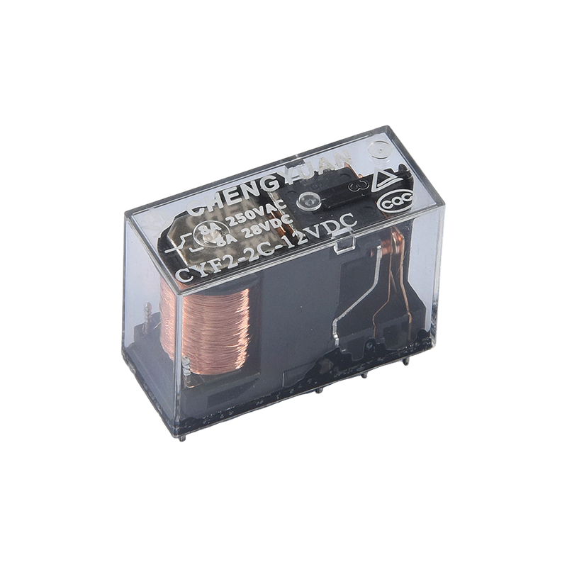 CYF2 relé,DPDT relé,JQX-14F,5A 250VAC relé,8A relé,8PIN PCB 0,54W relé.14F výkonové relé
