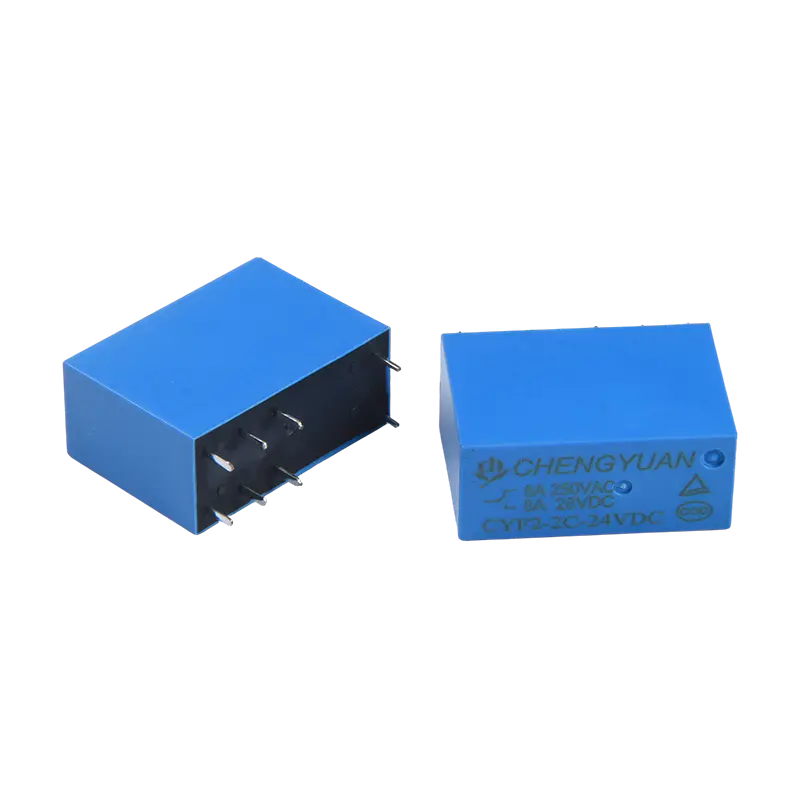 CYF2 relé,DPDT relé,JQX-14F,5A 250VAC relé,8A relé,8PIN PCB 0,54W relé.14F výkonové relé
