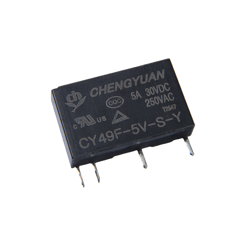 CY49F relé, tenké výkonové relé, 49F relé, signálové relé, 4PIN PCB 5A 0,12W malé relé.