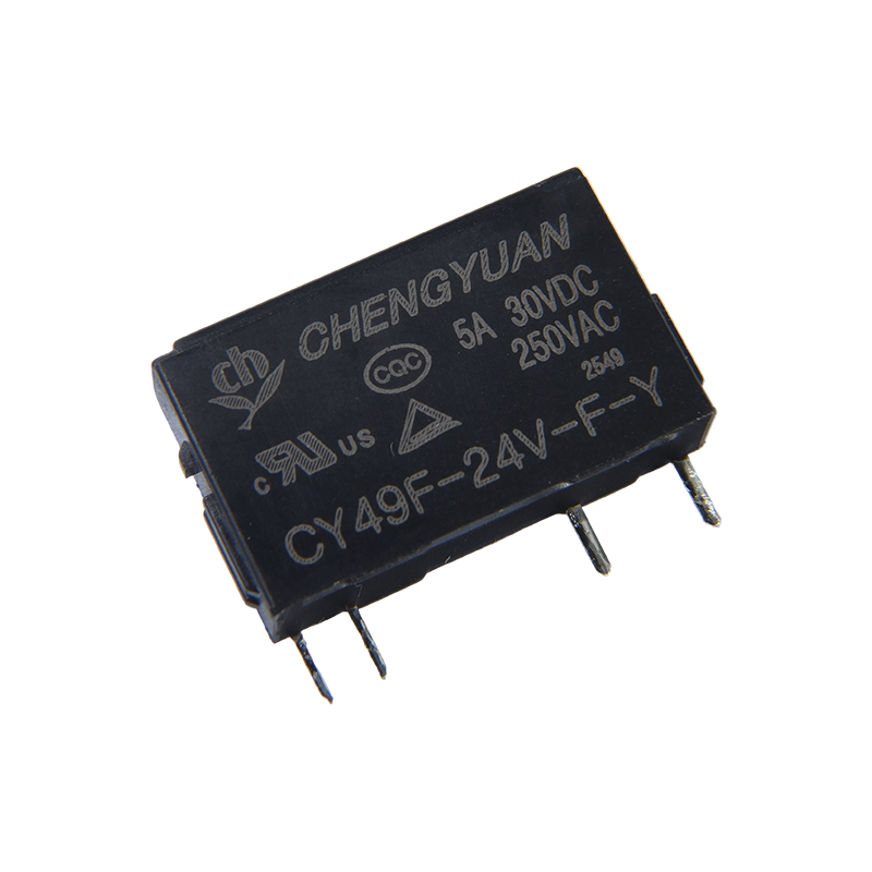 CY49F relé, tenké výkonové relé, 49F relé, signálové relé, 4PIN PCB 5A 0,12W malé relé.